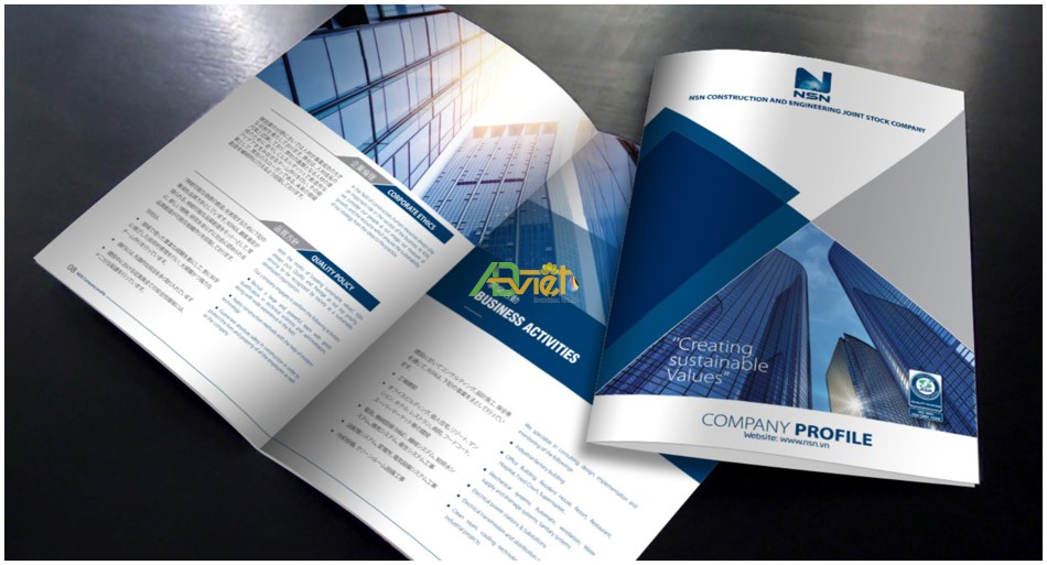 Cuốn catalogue A4 đóng kim