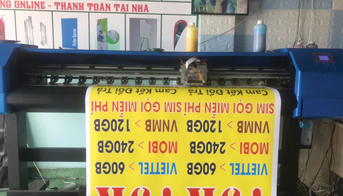 decal mực dầu