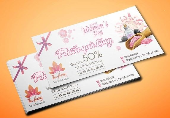 Chuyên In Ấn Phiếu Quà Tặng, In Phiếu Ưu Đãi, In Gift Voucher Cho Các Cửa Hàng, Công Ty.