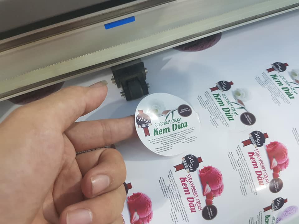 Nhãn decal nhựa, decal sữa