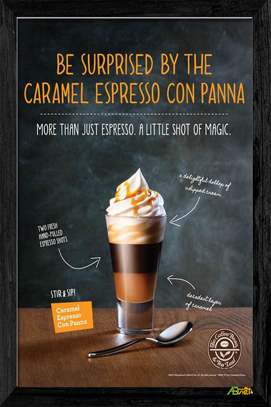 Poster cafe dán tường quảng cáo