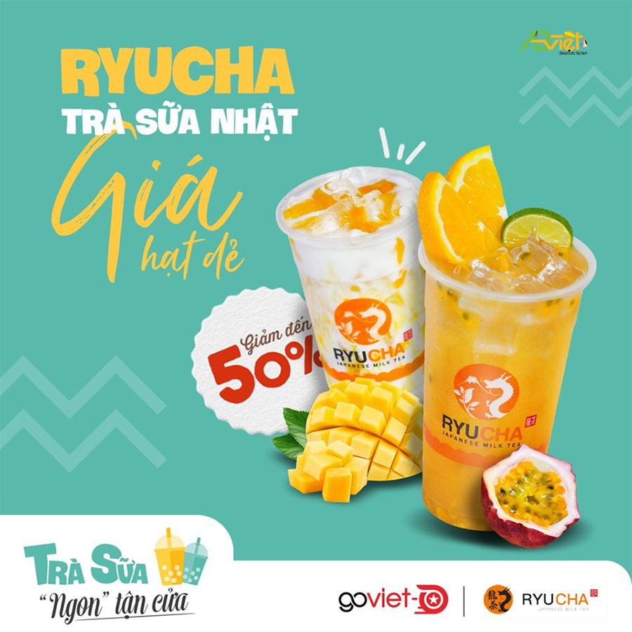 Poster trà sữa, in poster trà sữa dán tường giá rẻ