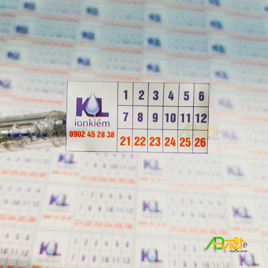 Decal bảo hành ( decal vỡ) giá rẻ hcm